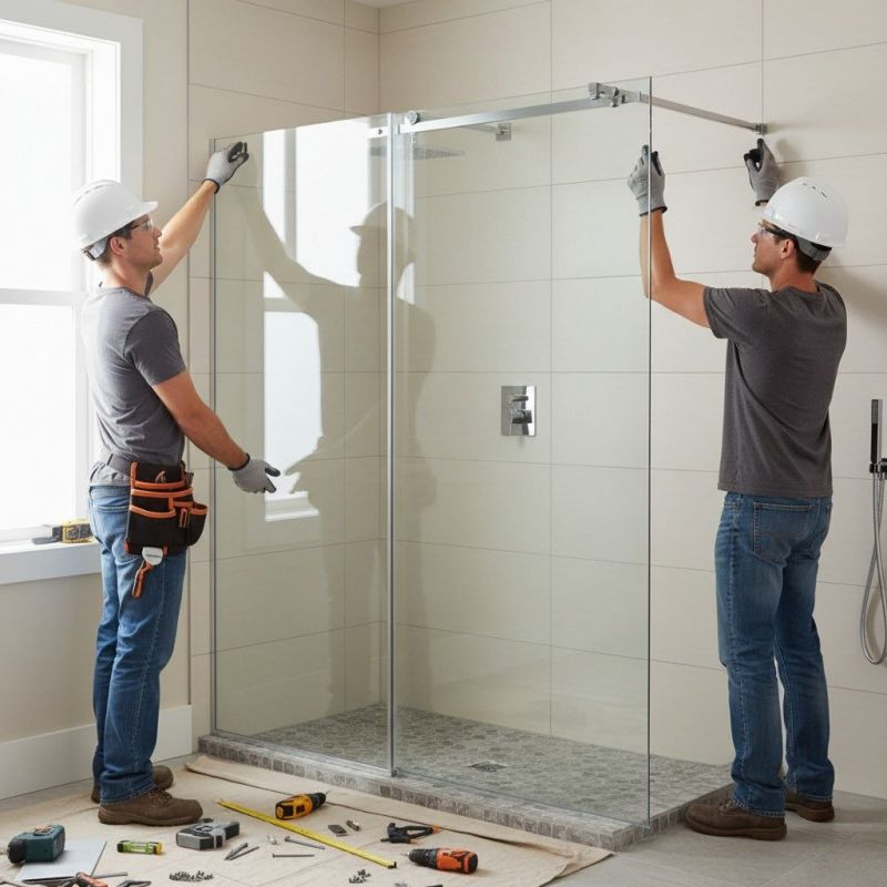 Local Shower Enclosure Installation pros at work