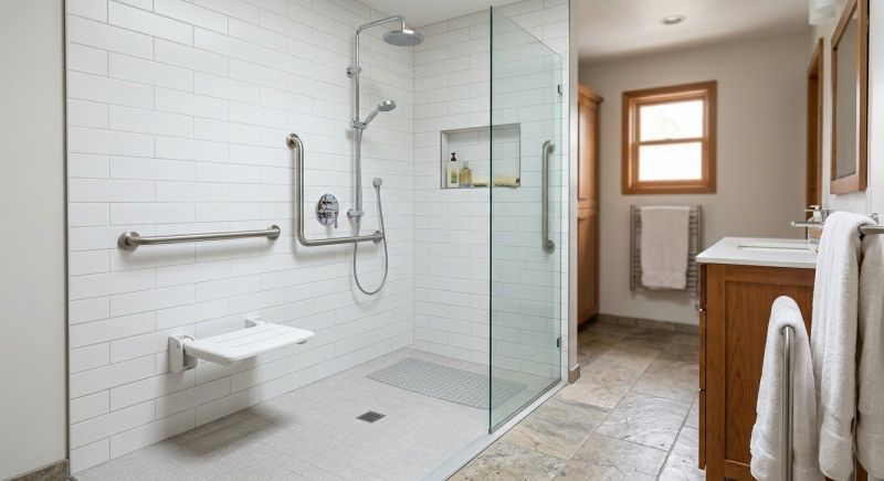 Mobility Shower Installation in Manchester, NH